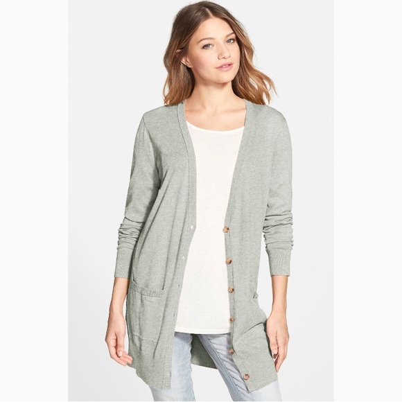 BP Nordstrom Lightweight Long Cardigan - Picture 2 of 8